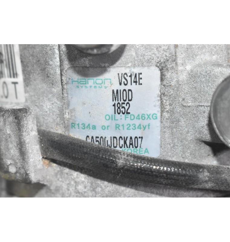 Κομπρεσέρ Aircondition A/C Hyundai Kona - i20 1.0 Turbo G3LC 2015-2021 CA500JDCKA07 (i30 Stonic) (Kia Picanto Ceed) (Γνήσιο)