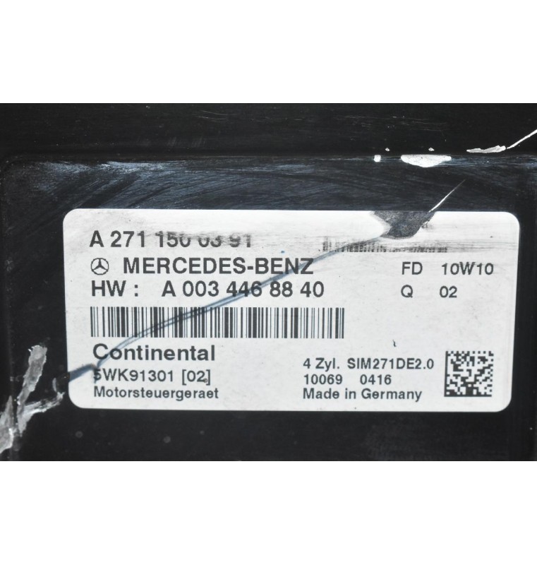 Εγκέφαλος Mercedes-Benz C200 E200 SLK250 C250 271860 2005-2019 A2711500391 A0034468840