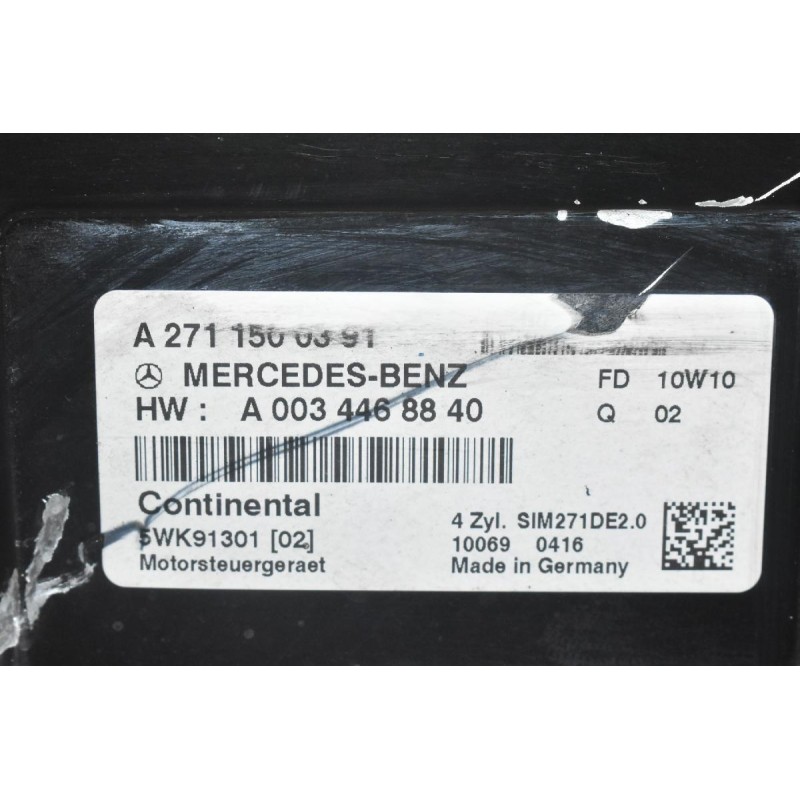 Εγκέφαλος Mercedes-Benz C200 E200 SLK250 C250 271860 2005-2019 A2711500391 A0034468840