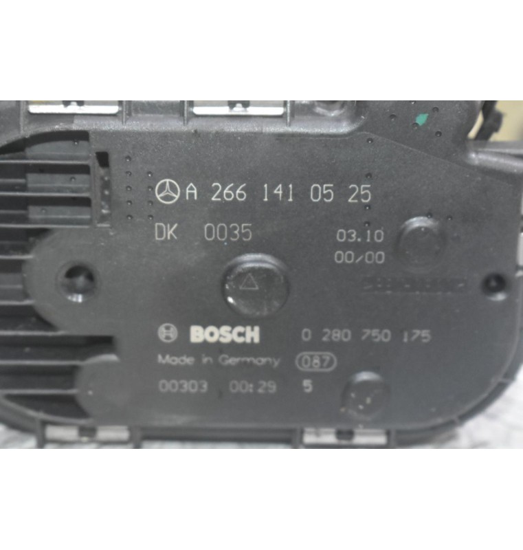 Πεταλούδα Γκαζιού Mercedes-Benz E200 1.8 271860 2010-2016 BOSCH A2661410525 0280750175