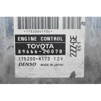 Εγκέφαλος Κινητήρα Toyota Corolla - Celica 2ZZ 2001-2010 DENSO 89666-20070 175200-4173
