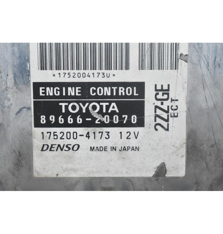 Εγκέφαλος Κινητήρα Toyota Corolla - Celica 2ZZ 2001-2010 DENSO 89666-20070 175200-4173
