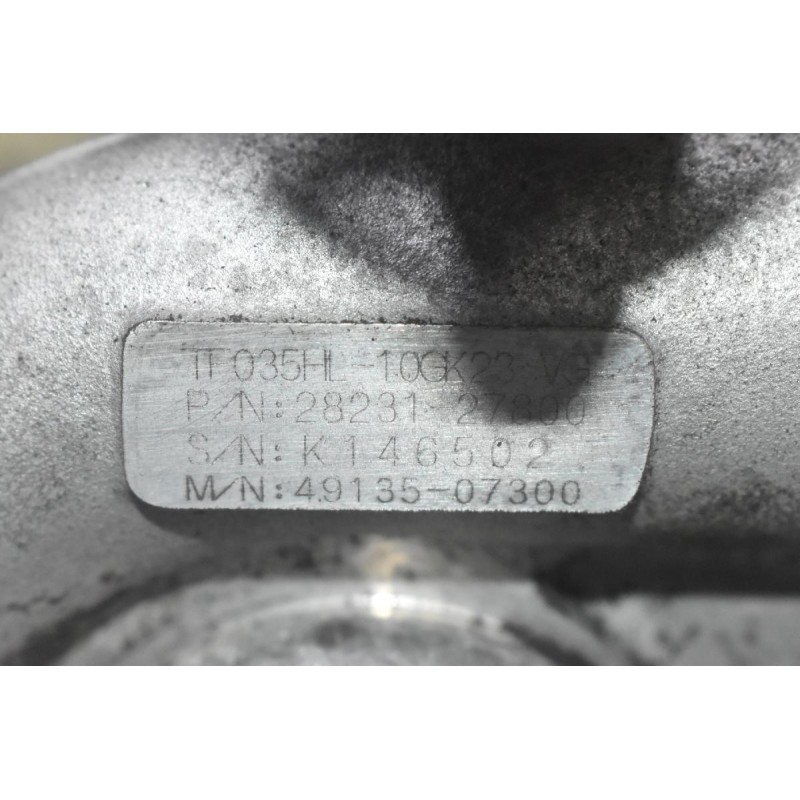 Turbo/Τουρμπίνα - Πολλαπλή Εξαγωγής Hyundai Santa Fe 2.2 CRDI D4EB 2005-2010 28231-27800 (Λιγα Κενα)