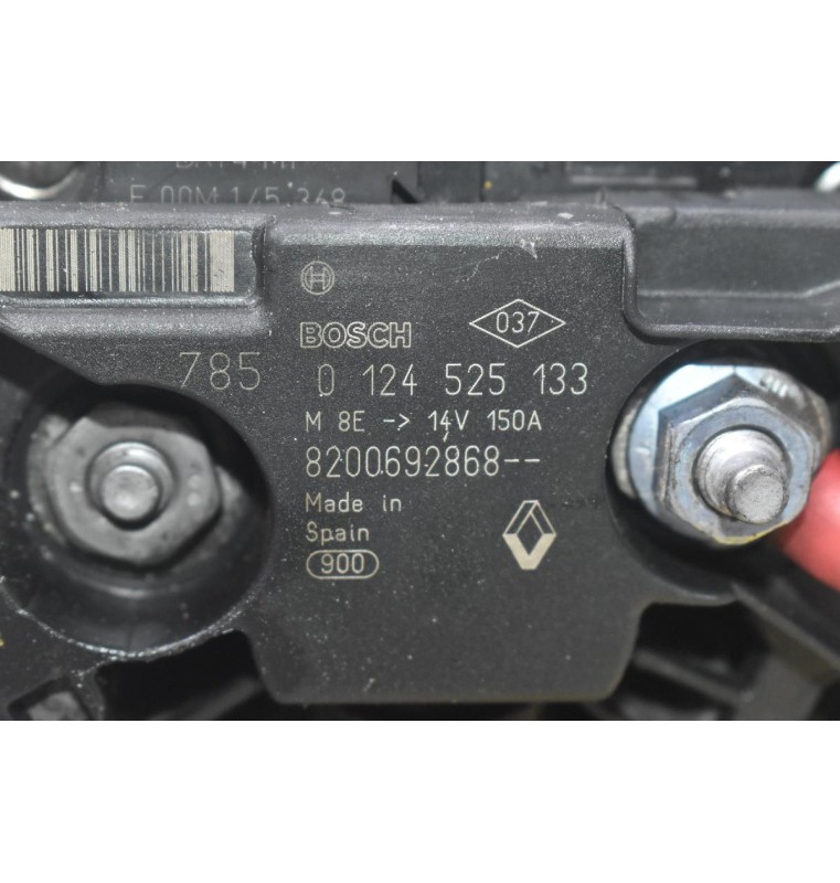 Δυναμό Renault Trafic / Opel Movano 2.5 DCI G9U 2001-2010 0124525133 8200692868 150Α (Master - Vivaro)