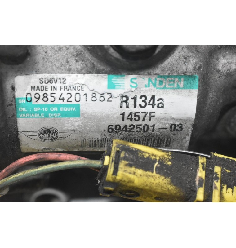 Κομπρεσέρ Aircondition - A/C Mini Cooper R56 N14B16 2006-2011 09854201862  6942501-03