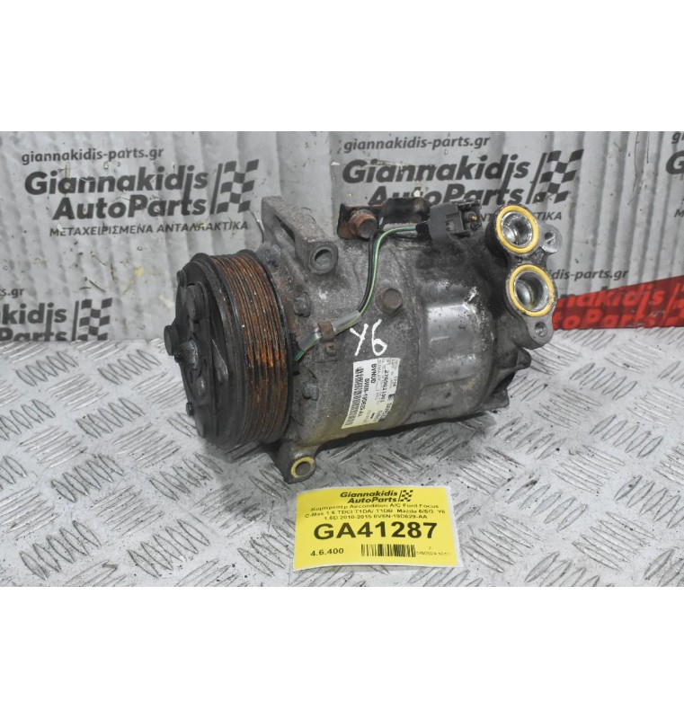 Κομπρεσέρ Aircondition A/C Ford Focus C-Max 1.6 TDCI T1DA/ T1DB  Mazda 6/5/3  Y6 1.6D 2010-2015 8V6N-19D629-AA