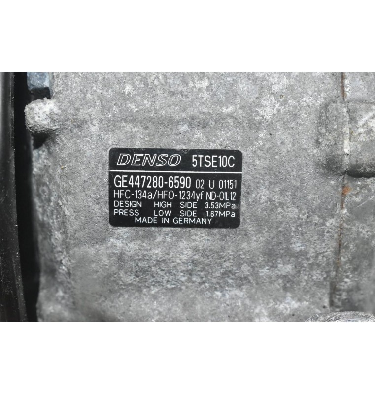 Κομπρεσέρ Aircondition - A/C Toyota Auris - Yaris - Corolla 1ND 1.4D Euro 5 2012-2018 DENSO GE447280-6590