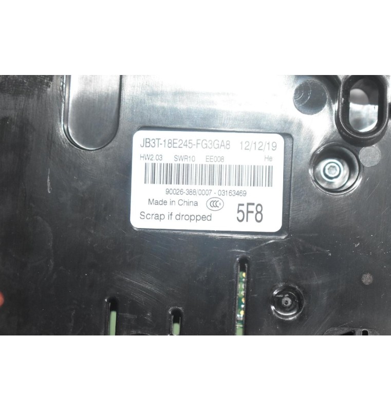 Χειριστήρια Κλιματιμού A/C - Ραδιο CD Ford Ranger Wildtrak - Raptor 2016-2024 JB3T-18E245-FG3GA8 (Γνήσιο) (Ταμπλό) (Οθόνη - Κονσολα)