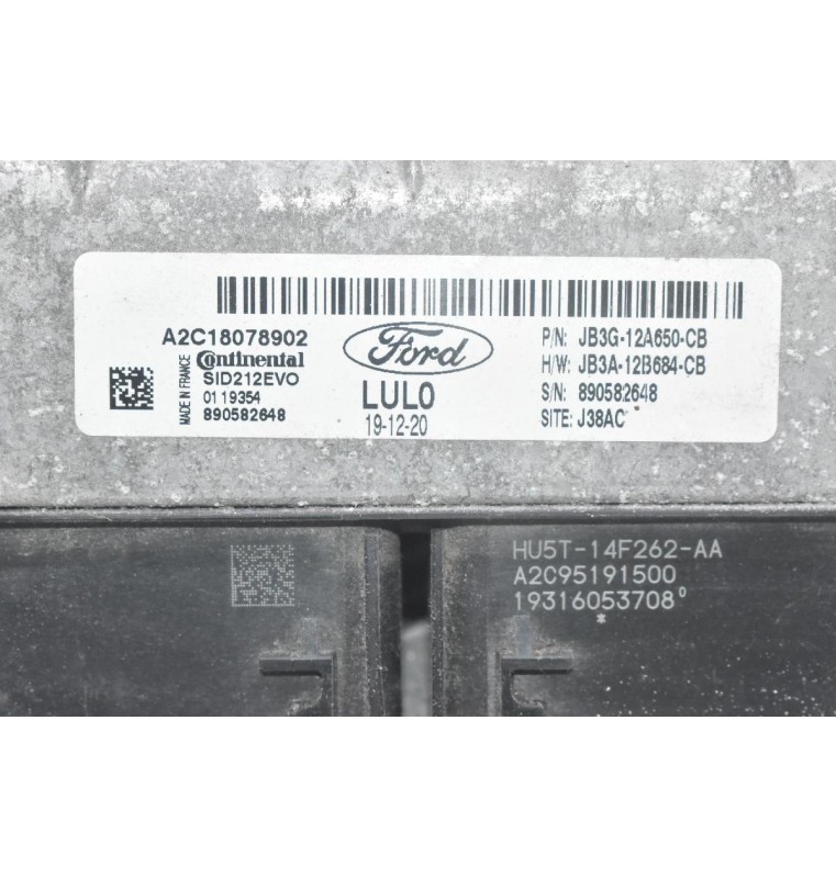 Εγκέφαλος Ford Ranger Wildtrak 2.2 2016-2024 JB3G-12A650-CB JB3A-12B684-CB 890582648 A2C18078902 (Γνήσιο)
