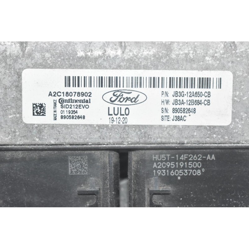 Εγκέφαλος Ford Ranger Wildtrak 2.2 2016-2024 JB3G-12A650-CB JB3A-12B684-CB 890582648 A2C18078902 (Γνήσιο)