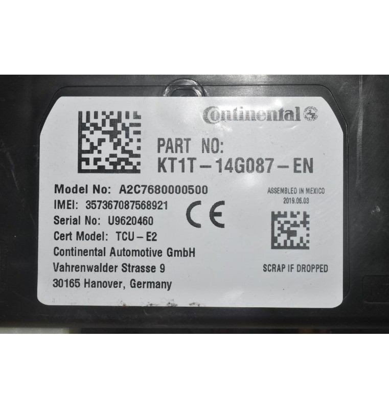 Πλακέτα - Εγκέφαλος Συνδεσης Κινητού Ford Ranger Wildtrak 2012-2024 JL3T-14B526-AA (Bluetooth) (Γνήσιο) (Fiesta - Transit)