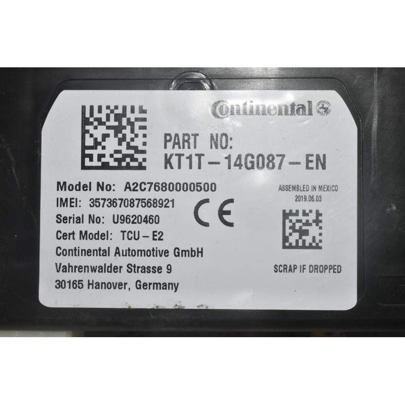 Πλακέτα - Εγκέφαλος Συνδεσης Κινητού Ford Ranger Wildtrak 2012-2024 JL3T-14B526-AA (Bluetooth) (Γνήσιο) (Fiesta - Transit)