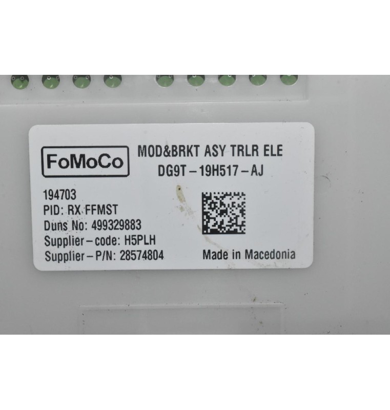 Εγκέφαλος - Πλακέτα Ελέγχου Καρότσας / Tρείλερ Ford Ranger Wildtrak 2013-2024 DG9T-19H517-AJ (Γνήσιο) (Transit)