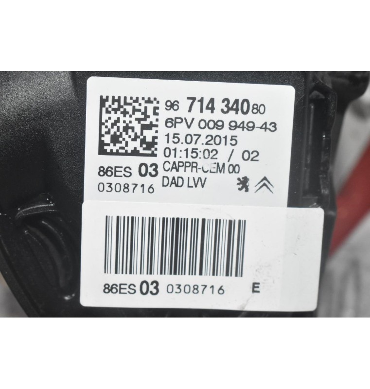 Πεντάλ Γκαζιού Peugeot 208 - 2008 2010-2020 9671434080 (Citroen C3 C4 C5 - Peugeot 308 3008) (Γνήσιο)