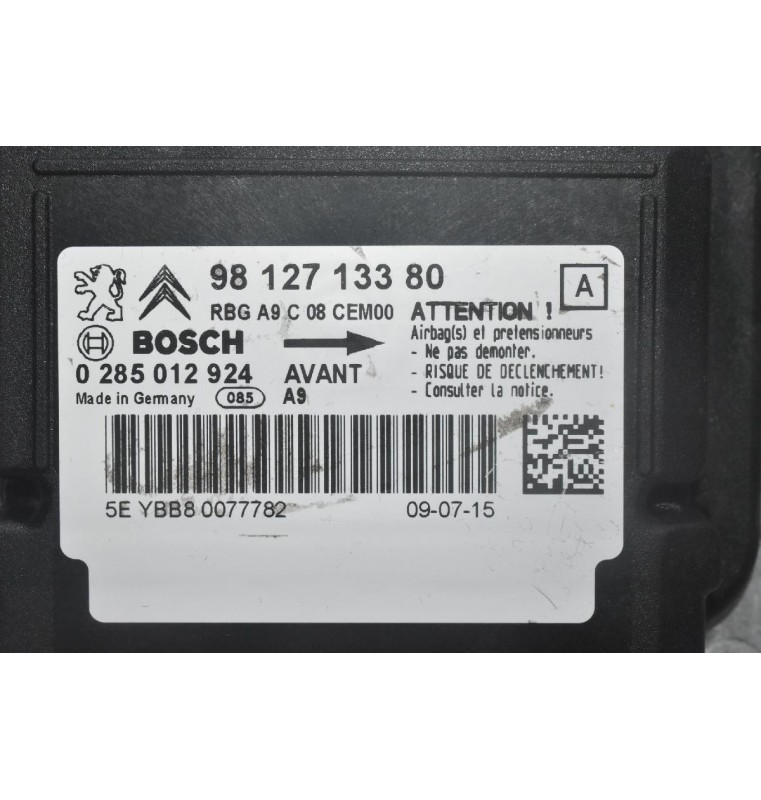 Εγκέφαλος Αερόσακων Peugeot 208 - 2008 2010-2020 9812713380 0285012924