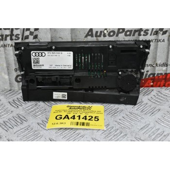 Χειριστήριο Κλιματισμού Aircondition A/C Audi A4 - S4 2008-2015 8T0820043Q (Γνήσιο) (Q5 - SQ5 / A5 - S5)