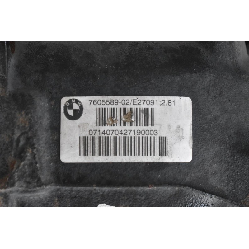 Διαφορικο Πισω Bmw 320 F30/F31 N47D20 2.0d 2011-2018 760558902 E27091 2.81