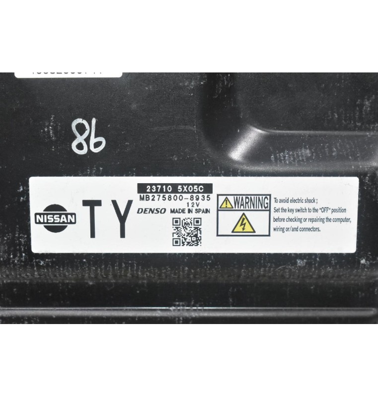 Εγκέφαλος Nissan Navara D40 YD25 DENSO MB275800-8935 237105X05C (Euro 5)