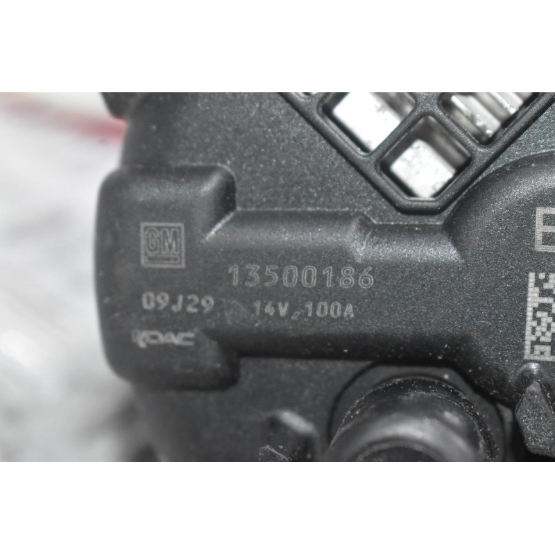 Δυναμό Opel Astra - Zafira - Corsa 1.7 CDTI A17DTR 2010-2015 13500186 100A (Γνήσιο) (Σπασμένη Φισα)