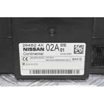 Πλακέτα Ανεσης Nissan Navara D40 2005-2010 Siemens 284B2-4X02A (Γνήσιο) (Euro 5)