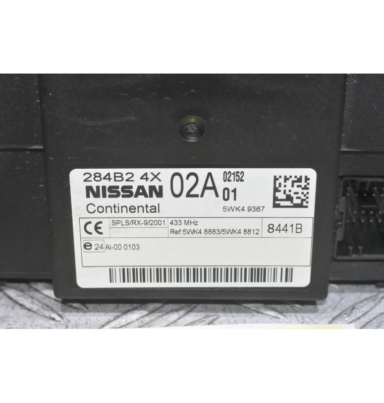 Πλακέτα Ανεσης Nissan Navara D40 2005-2010 Siemens 284B2-4X02A (Γνήσιο) (Euro 5)