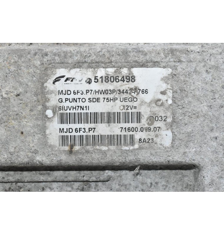 Εγκέφαλος Fiat Grande Punto 1.3 JTD 2005-2010 51806498