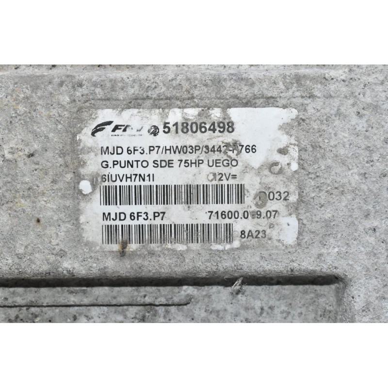 Εγκέφαλος Fiat Grande Punto 1.3 JTD 2005-2010 51806498
