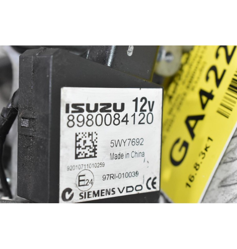 Διακόπτης Μίζας - Κλειδαριά Τιμονιού Isuzu D-Max 2007-2012 8980084120 (Γνήσιο) (Με Κλειδί)