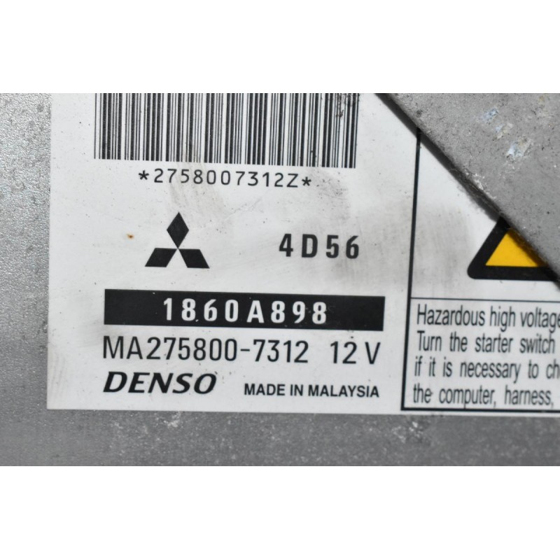 Εγκέφαλος Κινητήρα Mitsubishi L200 KB4 2.5 DID 4D56U 2005-2015 1860A898 MA275800-7312