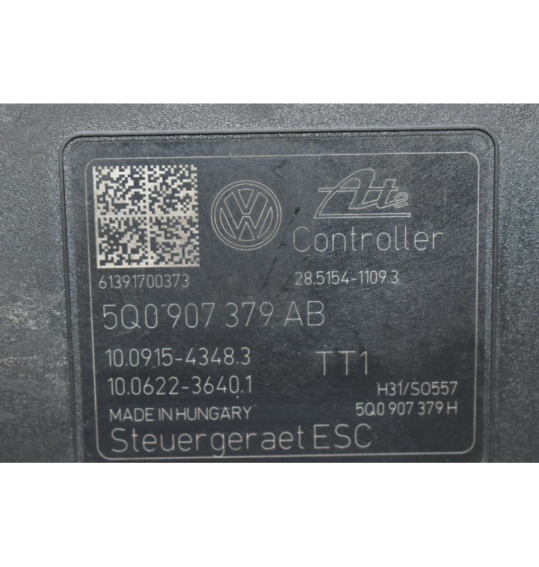Μονάδα ABS Audi A3 2010-2021 5Q0907379AB 5Q0614517AA (Seat Volkswagen Skoda)