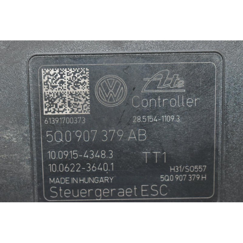 Μονάδα ABS Audi A3 2010-2021 5Q0907379AB 5Q0614517AA (Seat Volkswagen Skoda)