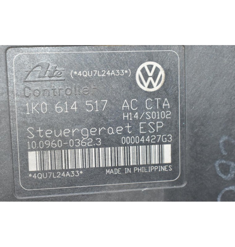 Μονάδα ABS Volkswagen Golf - Touran - Jetta - Polo 2002-2010 1K0614517AC (Audi A3 - S3) (Seat Skoda) (Γνήσια)