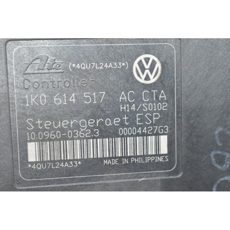 Μονάδα ABS Volkswagen Golf - Touran - Jetta - Polo 2002-2010 1K0614517AC (Audi A3 - S3) (Seat Skoda) (Γνήσια)