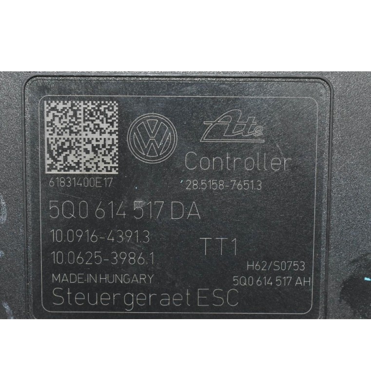 Μονάδα ABS Volkswagen 2010-2020 5Q0617517DA 5Q0614517AH (Seat - Audi - Skoda)