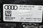 Χειριστήριο Κλιματισμού Aircondition A/C Audi A4 - S4 - Α5 - Q5 2008-2015 8T0820043AF (Γνήσιο) (RHD Για Δεξιοτίμονο)