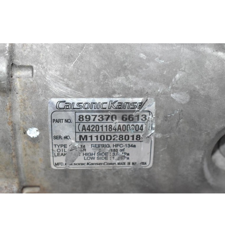 Κομπρεσέρ Aircondition - A/C Κλιματισμός Isuzu D-Max CALSONIC 4JK1 4JJ1 8973706613
