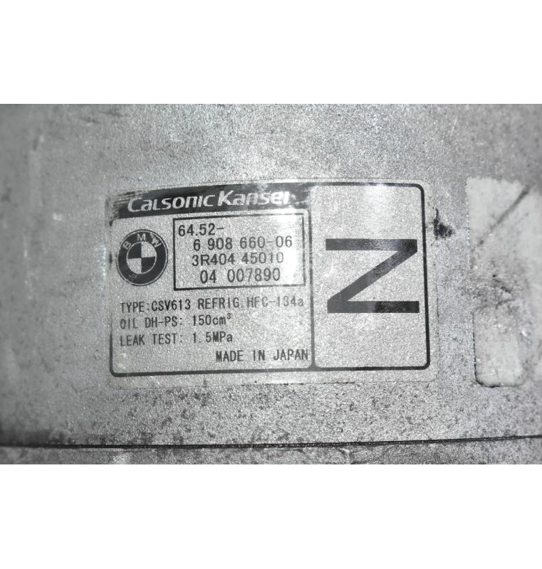 Κομπρεσέρ Aircondition - A/C Bmw E90 E87 E46 2.0 N46B20 N46B18 1998-2011 6908660-06 6908660-06