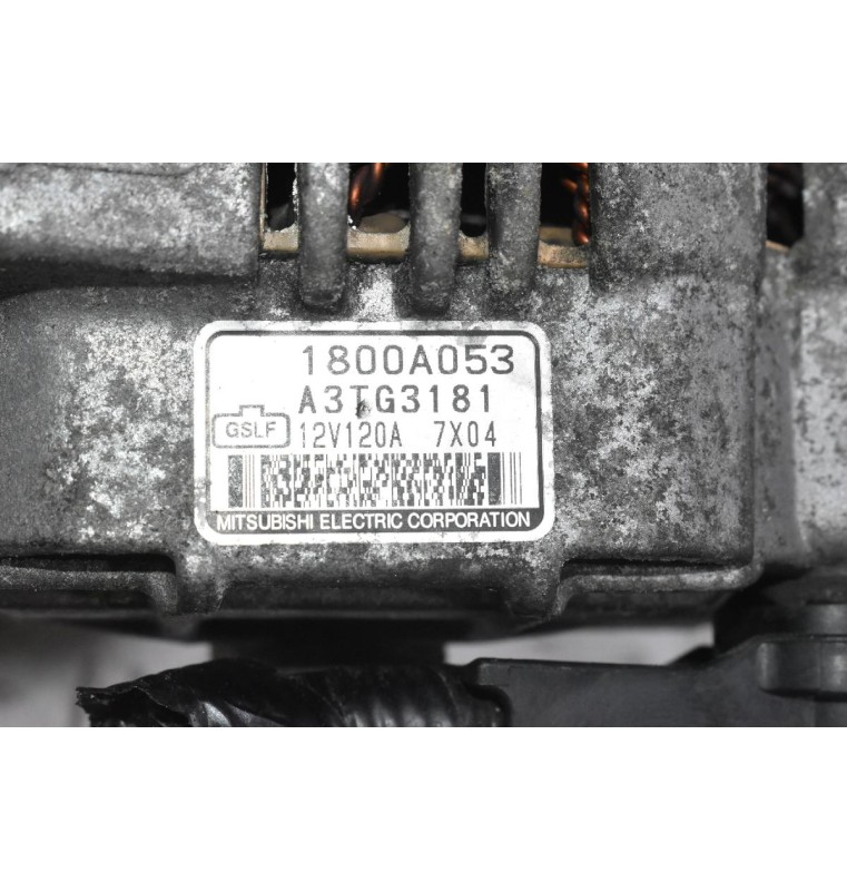 Δυναμό Mitsubishi Outlander 2.4 4B12 2007-2012 1800A053 A3TG3181 120A