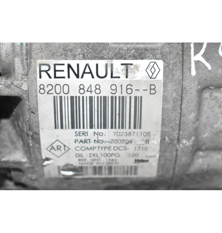Κομπρεσέρ Aircondition A/C Renault - Nissan - Opel 1.6 DCI R9M 2008-2022 8200848916-B