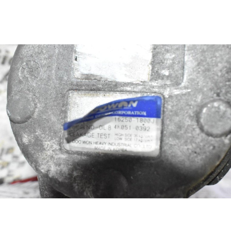 Κομπρεσέρ Aircondition Hyundai Tucson / Kia Sportage 2.0 CRDI 2000-2008 D4EA 16250-1800J 4K051-0392