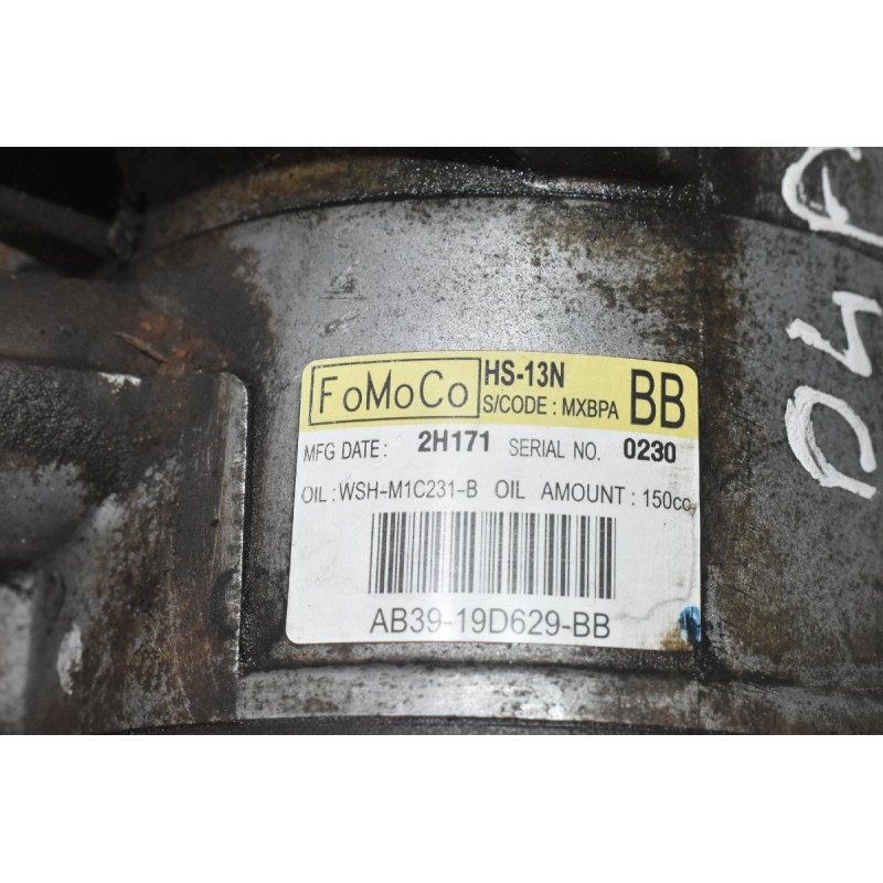 Κομπρεσέρ Aircondition A/C Ford Ranger - Transit 2.2 3.2 QJ2R P4AT 2006-2018 AB39-19D626-BB (Γνήσιο)