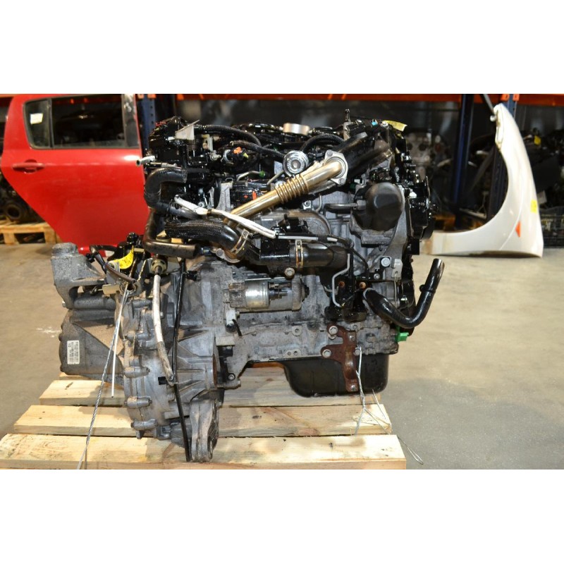 Κινητήρας - Μοτέρ Ford Focus / C-Max XWDE 1.5 TDCi 120PS 2014-2017 (Μπεκ Bosch 0445110489,Αντλια Πετρ. Bosch 0445010592,Turbo GTD1244U2)