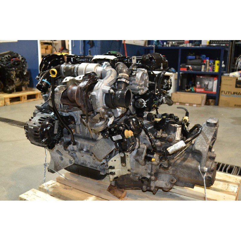Κινητήρας - Μοτέρ Ford Focus / C-Max XWDE 1.5 TDCi 120PS 2014-2017 (Μπεκ Bosch 0445110489,Αντλια Πετρ. Bosch 0445010592,Turbo GTD1244U2)