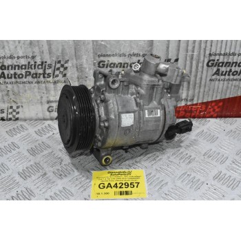 Κομπρεσέρ Aircondition - A/C Volkswagen Golf 1.4 TSI CAX 2008-2015 1K0820859T (Beetle Polo) (Skoda) (Audi) (Seat) (Μικρό Σπάσιμο Στην Τροχαλία)