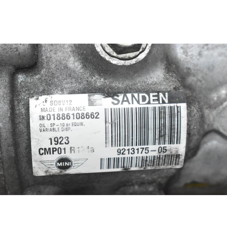 Κομπρεσέρ Aircondition - A/C Mini Cooper 2.0D N47C20A 2010-2016 9213175-05