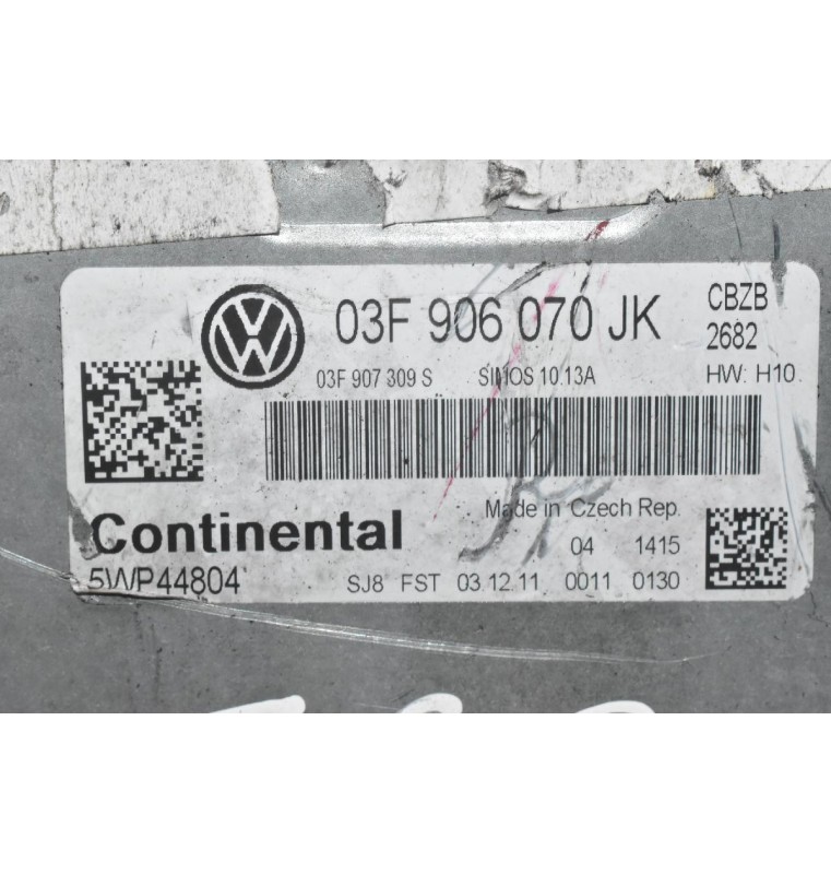 Εγκέφαλος Volkswagen 1.2 TSI CBZ 2005-2015 03F906070JK 5WP44804 (Seat - Audi - Skoda)