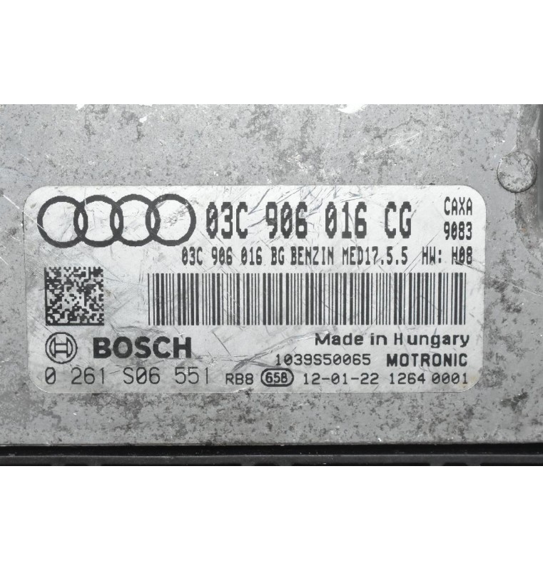 Εγκέφαλος Audi 1.4 TSI 03C906016CG 0261S06551 (Volkswagen - Seat - Skoda)