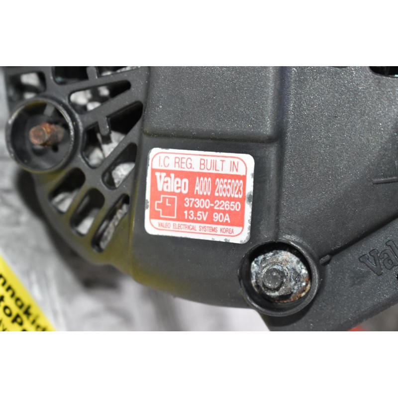 Δυναμό  Kia Rio - Hyundai Accent - Tucson G4GC 90Α 2005-2012 37300-22650 VALEO