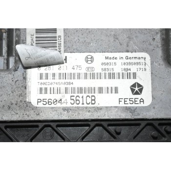 Εγκέφαλος Κινητήρα Jeep Grand Cherokee 2.8 CRD 2002-2008 BOSCH P56044561CB 0281011475