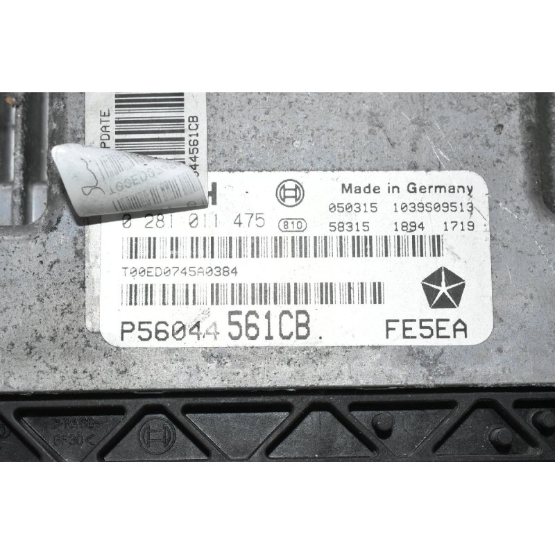 Εγκέφαλος Κινητήρα Jeep Grand Cherokee 2.8 CRD 2002-2008 BOSCH P56044561CB 0281011475
